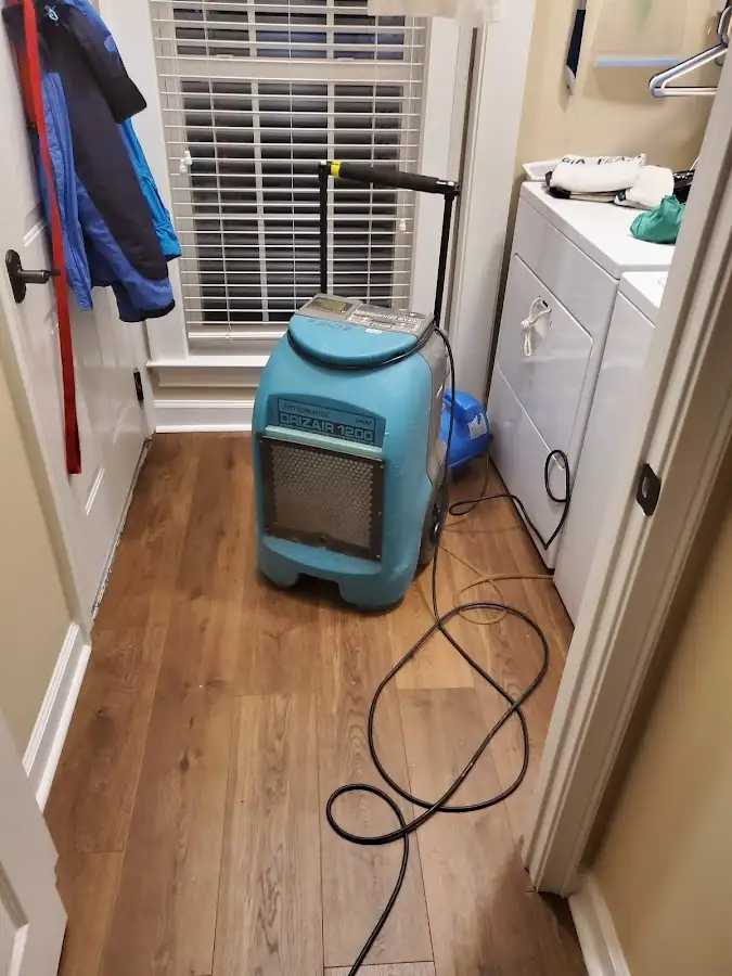 Commercial dehumidifier deployed for Flood Damage Cleanup in St. Martinville